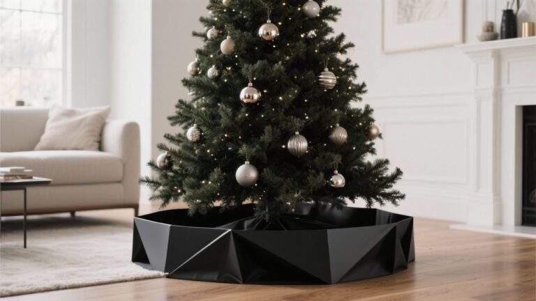 12 Stunning Black Christmas Tree Collar Ideas to Elevate Your Holiday Decor
