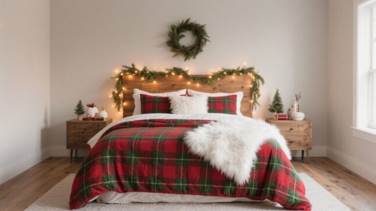 18 Cozy Christmas Bedroom Comforter Sets for Holiday Decorating
