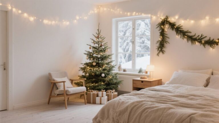 20 Cozy Bedroom Christmas Tree Ideas to Spread Holiday Magic