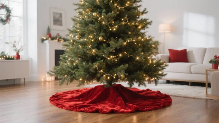 21 Red Christmas Tree Skirts to Make Your Holiday Decor Merry and Bright
