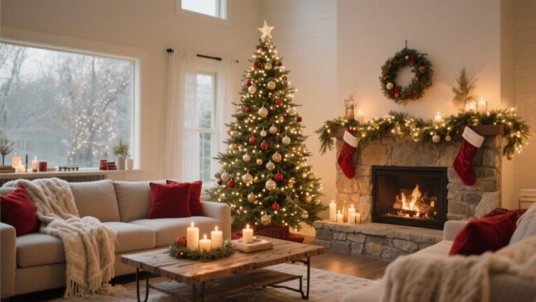22 Cozy Christmas Living Room Decorating Ideas to Create Holiday Magic