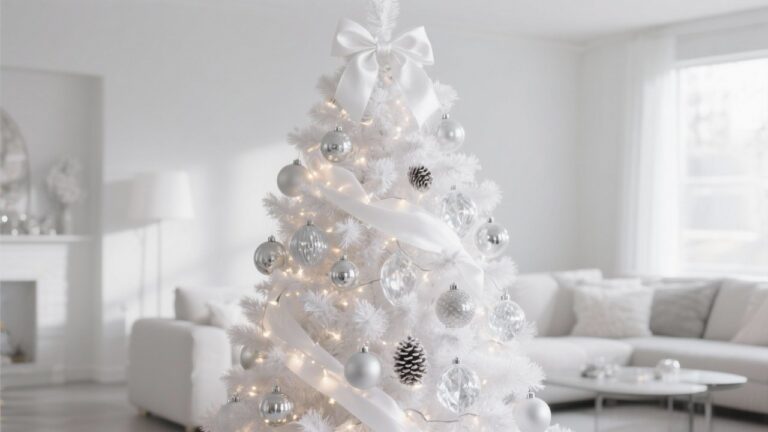 23 Stunning White Christmas Tree Decorating Ideas for Holiday Magic