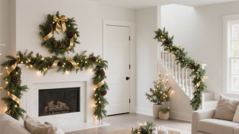 24 Festive Christmas Swag Garland Ideas to Decorate Every Room