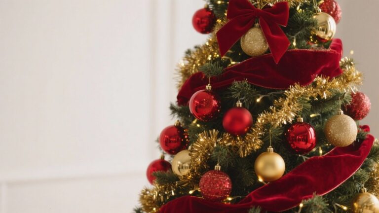 29 Elegant Red and Gold Christmas Tree Decorating Ideas