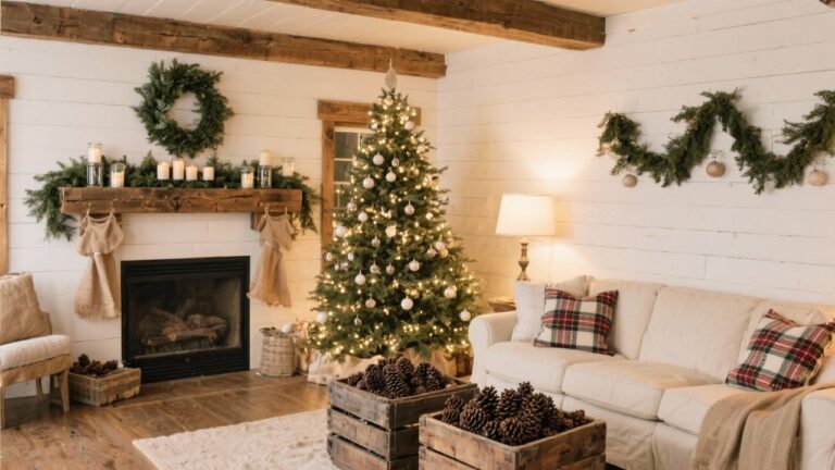 31 Cozy Farmhouse Christmas Decorating Ideas for Your Home