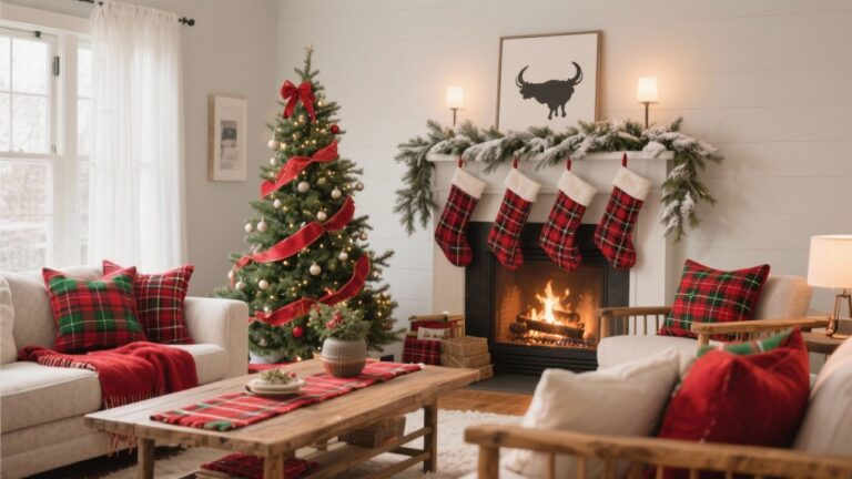 31 Cozy Plaid Christmas Decorating Ideas to Transform Your Holiday Home
