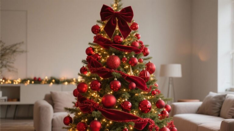 40 Stunning Red Christmas Tree Decorating Ideas That'll Make Your Holiday Magical