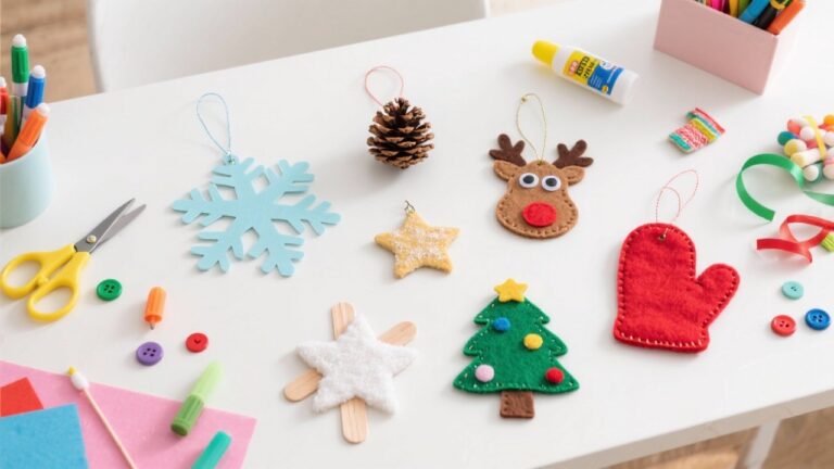 41 Cute DIY Christmas Ornaments Kids Will Love Making