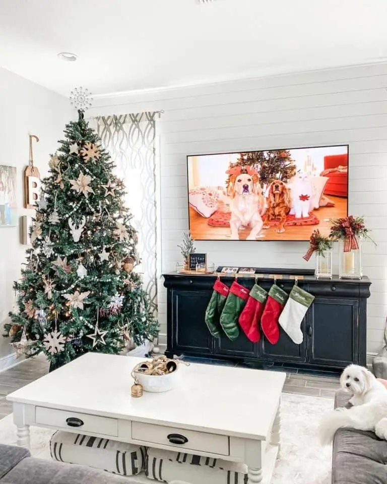 Beaded Garland Tree