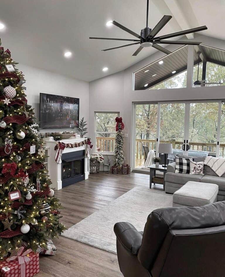 Black Gray Living Room