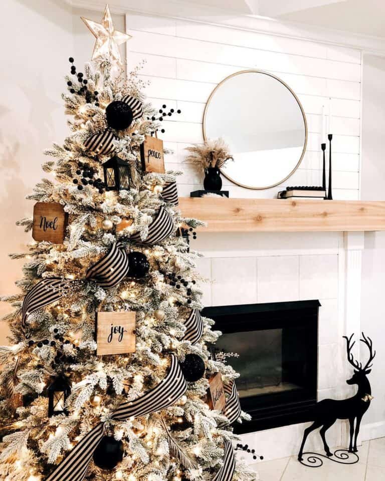 Black Ornament Tree