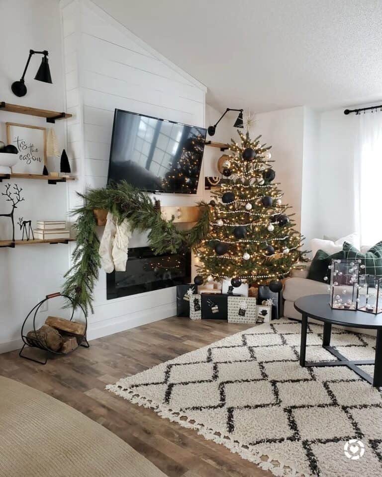 Black Oversized Ornaments