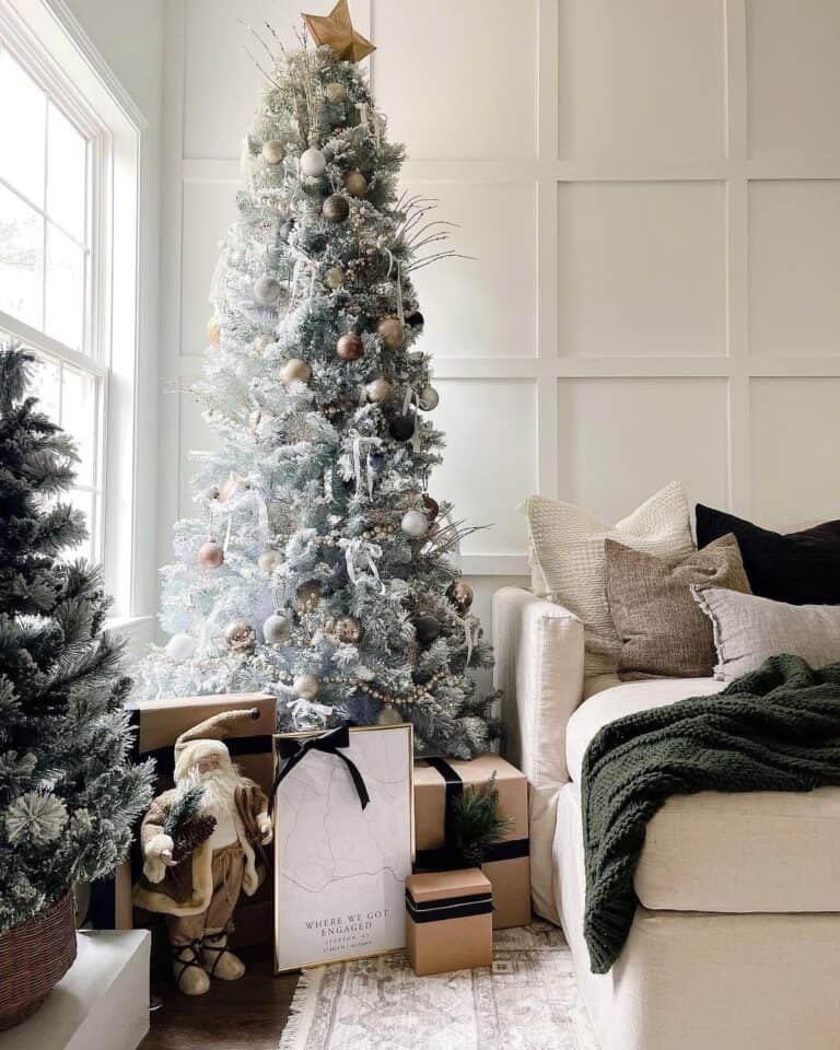 Black Tree Gold Accents