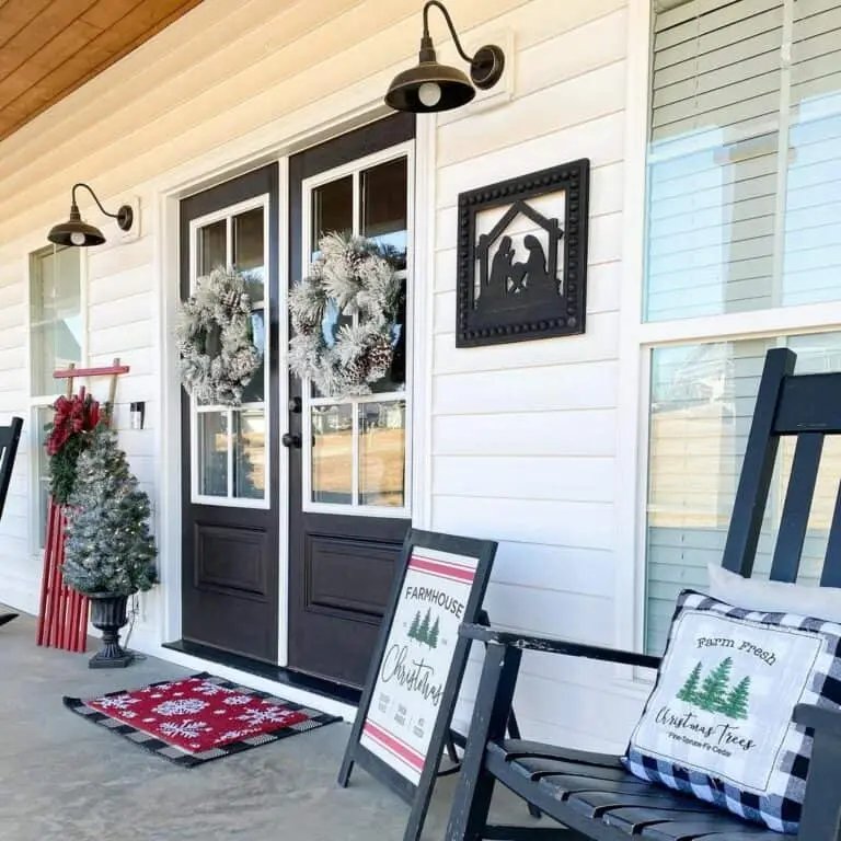 Black White Porches
