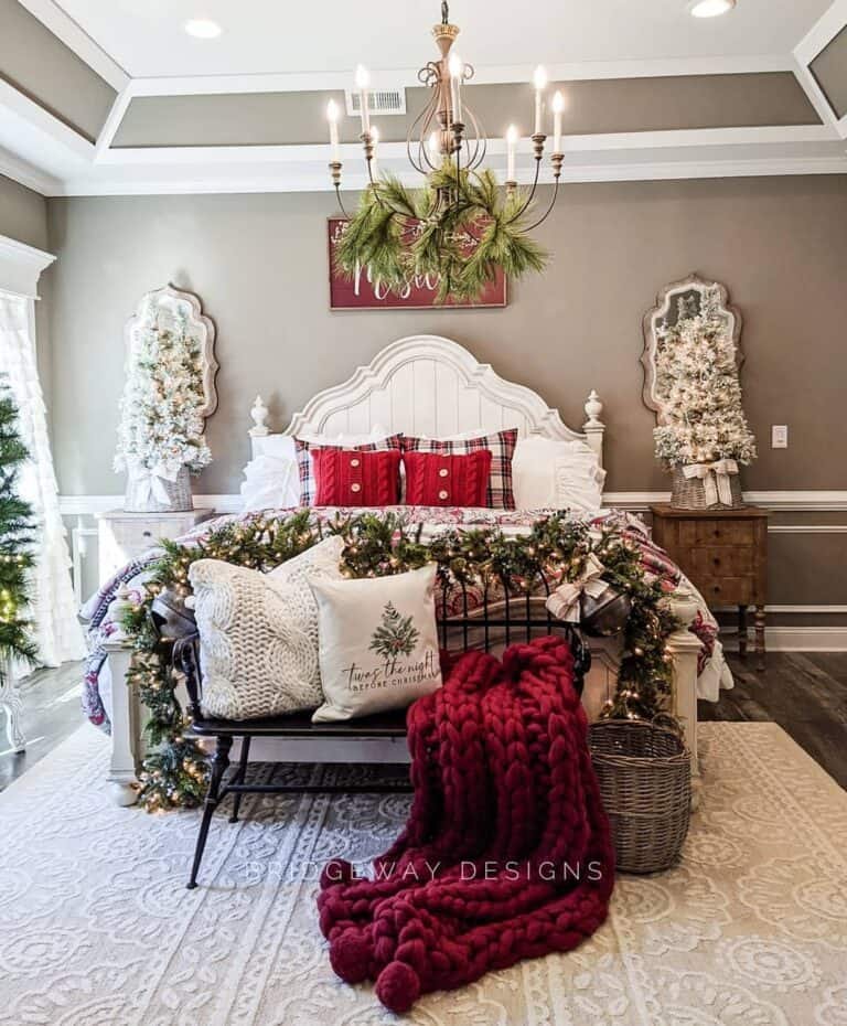 Brown Bedroom Chandelier