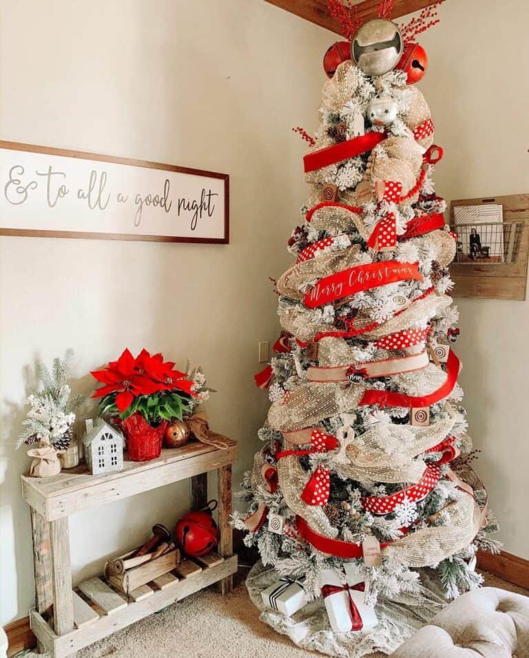 Burlap Polka Dot Garlands