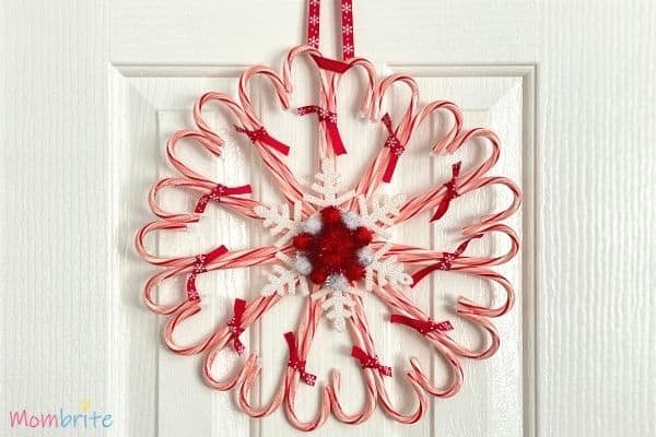 Candy Cane Wreath