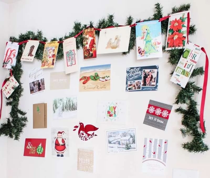 Christmas Card Display