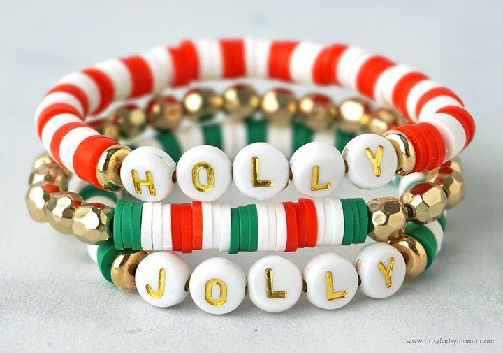 Christmas Heishi Beads