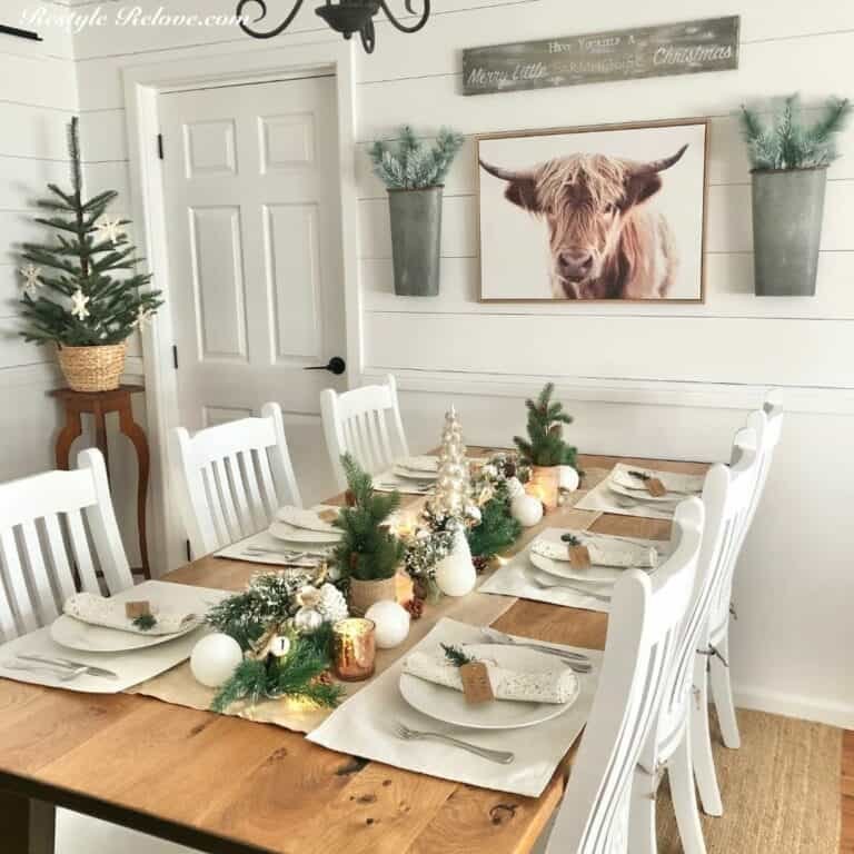 Christmas Table Centerpiece