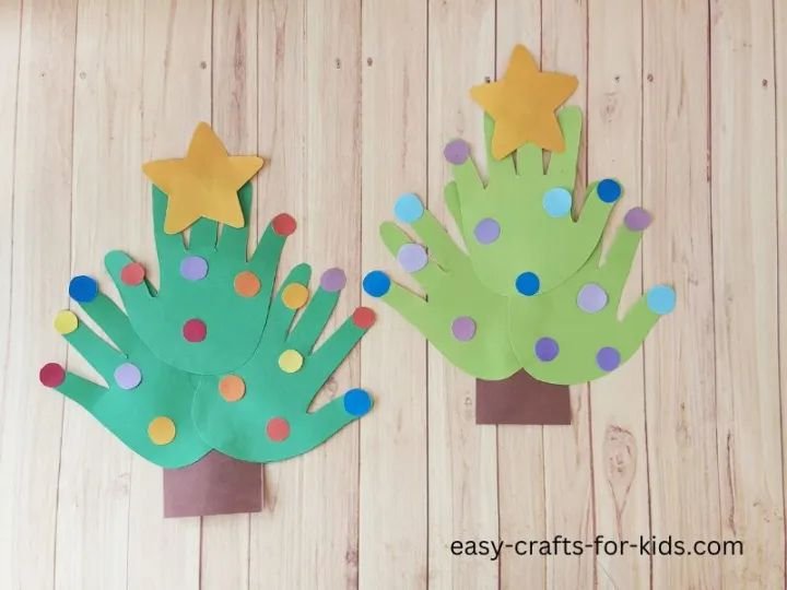 Christmas Tree Handprints