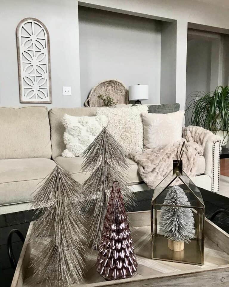 Coffee Table Christmas Tray