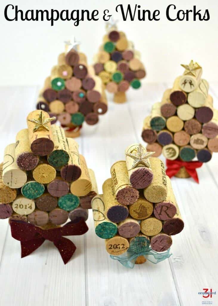 Cork Christmas Trees