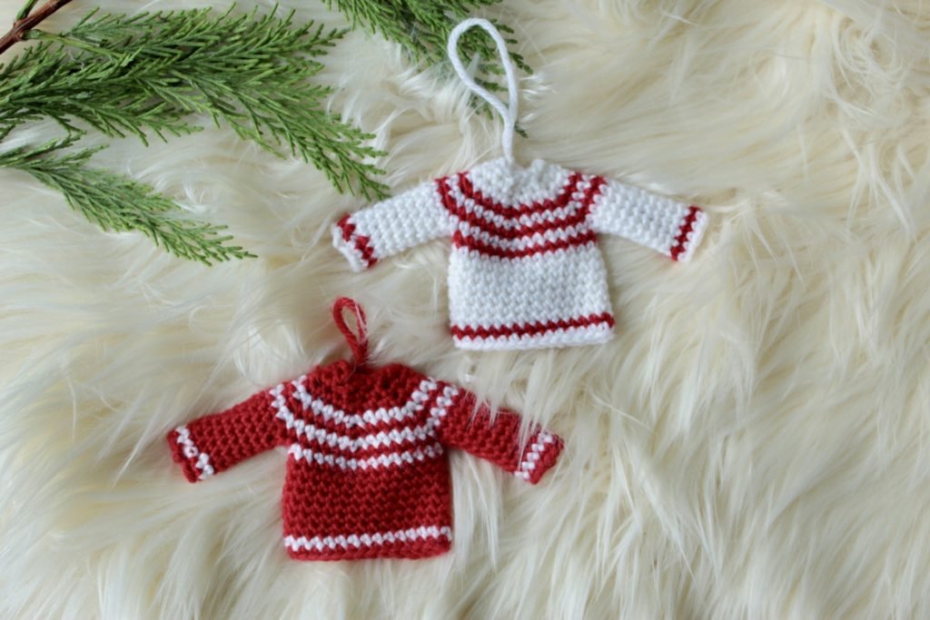 Crochet Sweater Ornaments