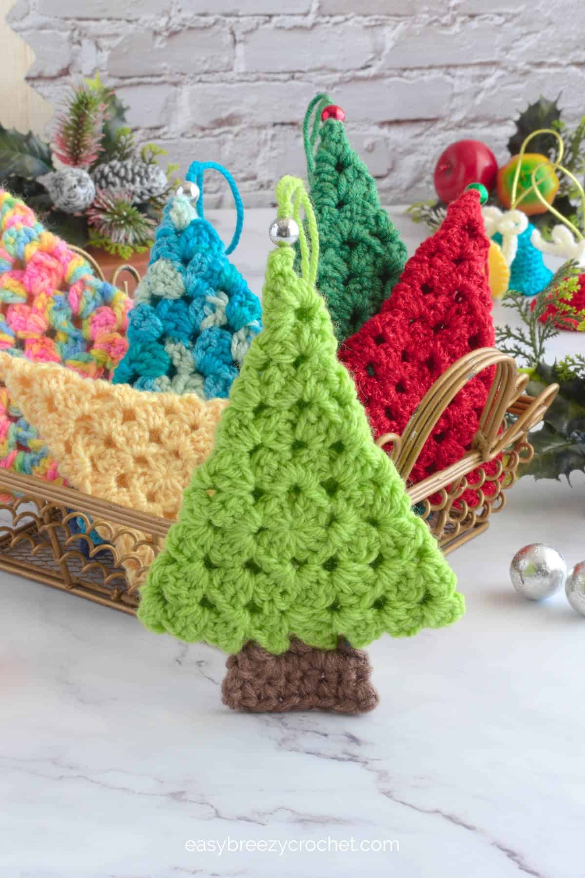 Crocheted Tree Ornaments