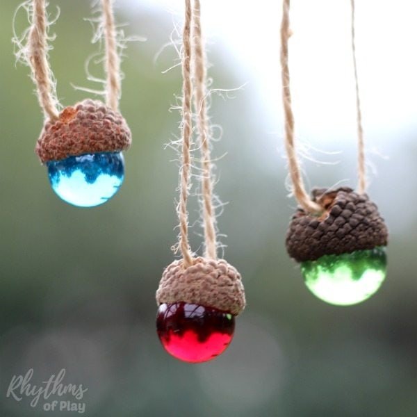 DIY Acorn Ornaments