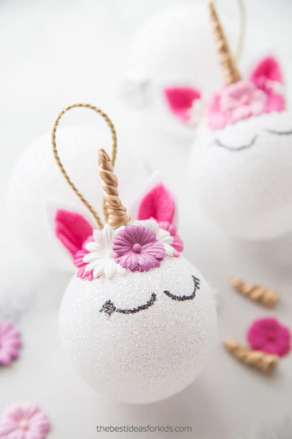 DIY Unicorn Ornaments