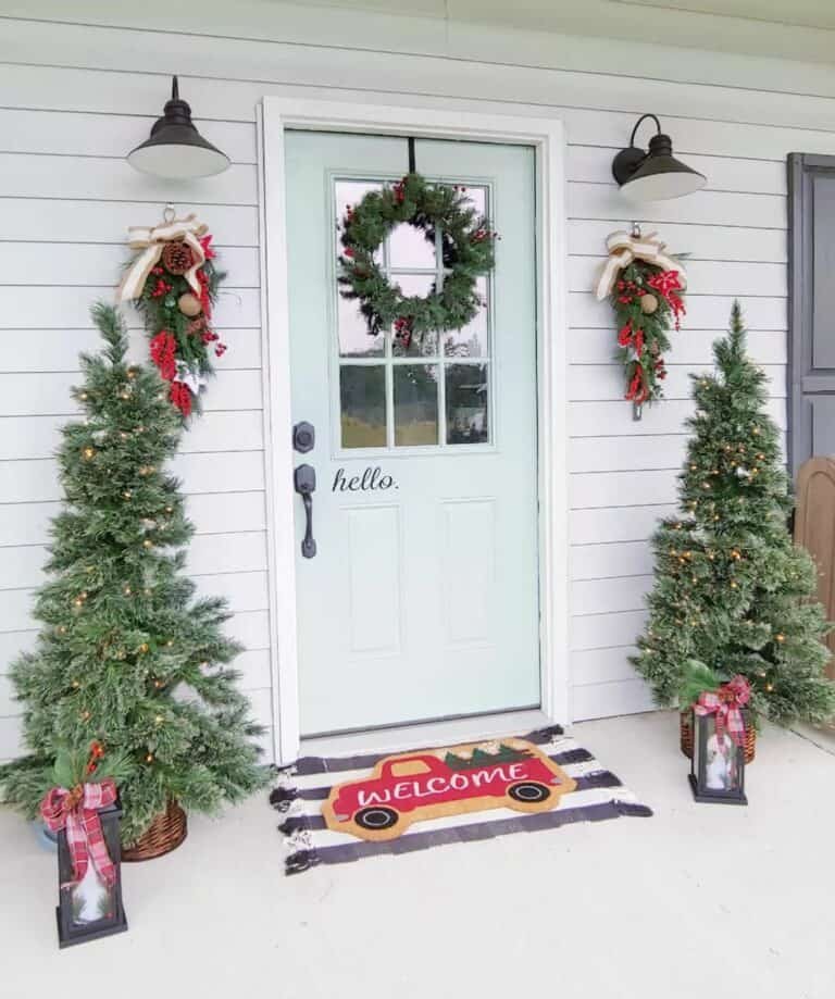 Door Mats and Pine Trees
