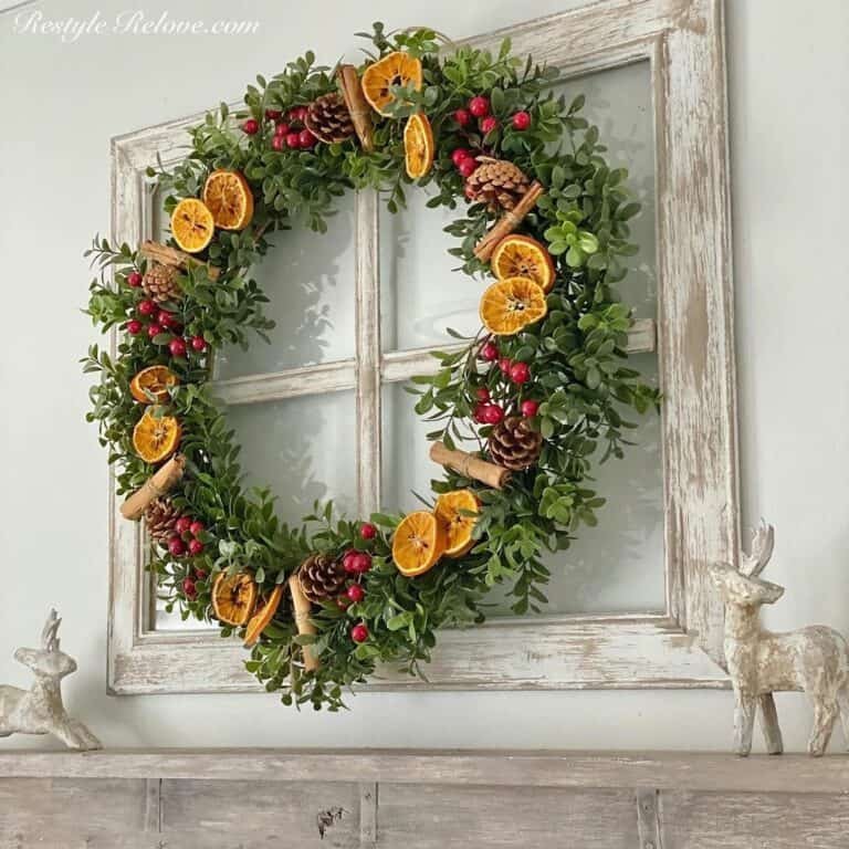 Dried Orange Wreath