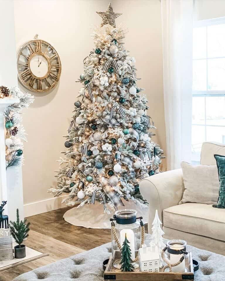 Eggshell Living Room Tree