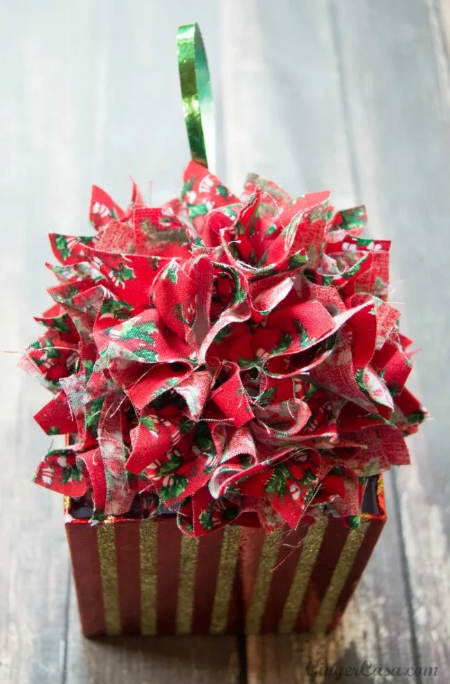 Fabric Scrap Ornaments
