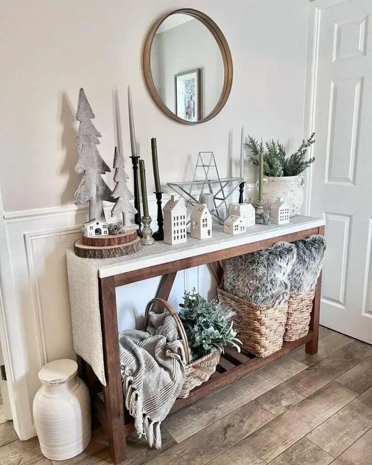Farmhouse Village Display