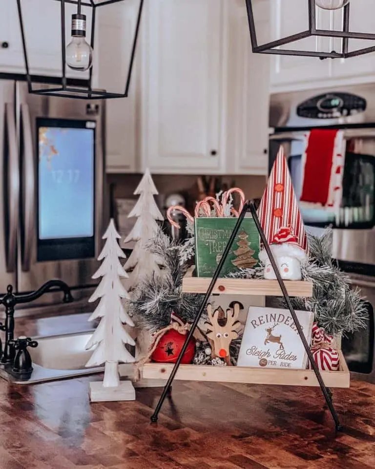 Farmhouse Wood Centerpiece