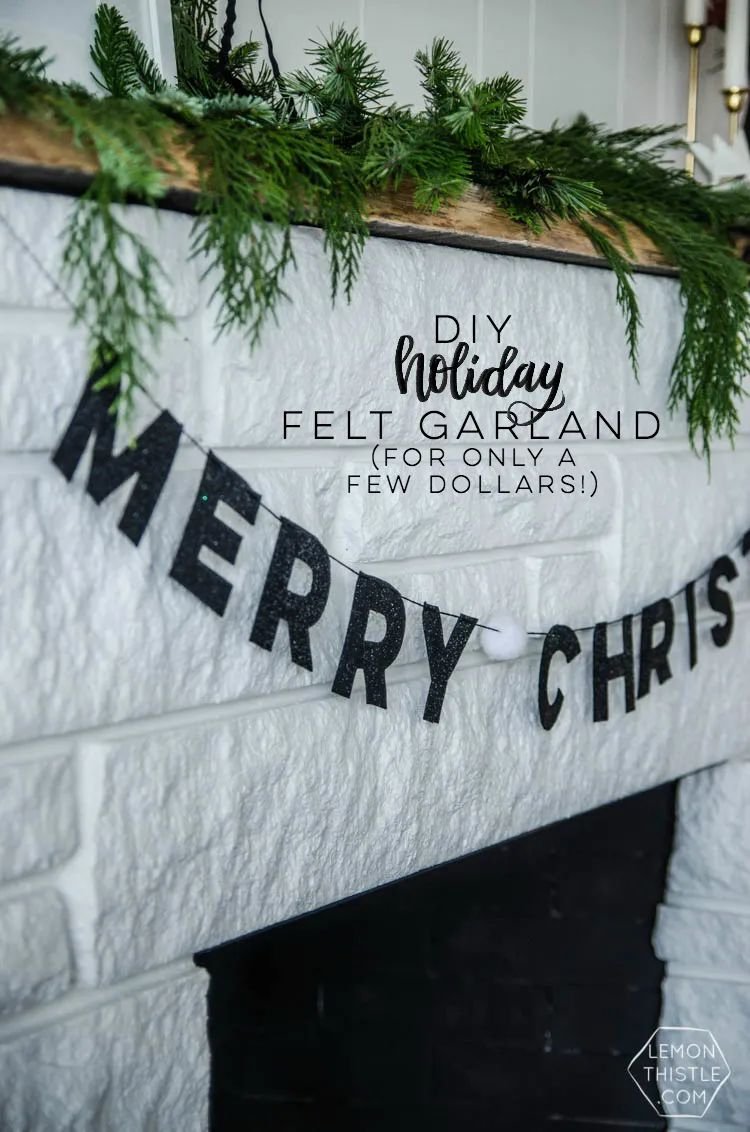 Felt Letter Garland