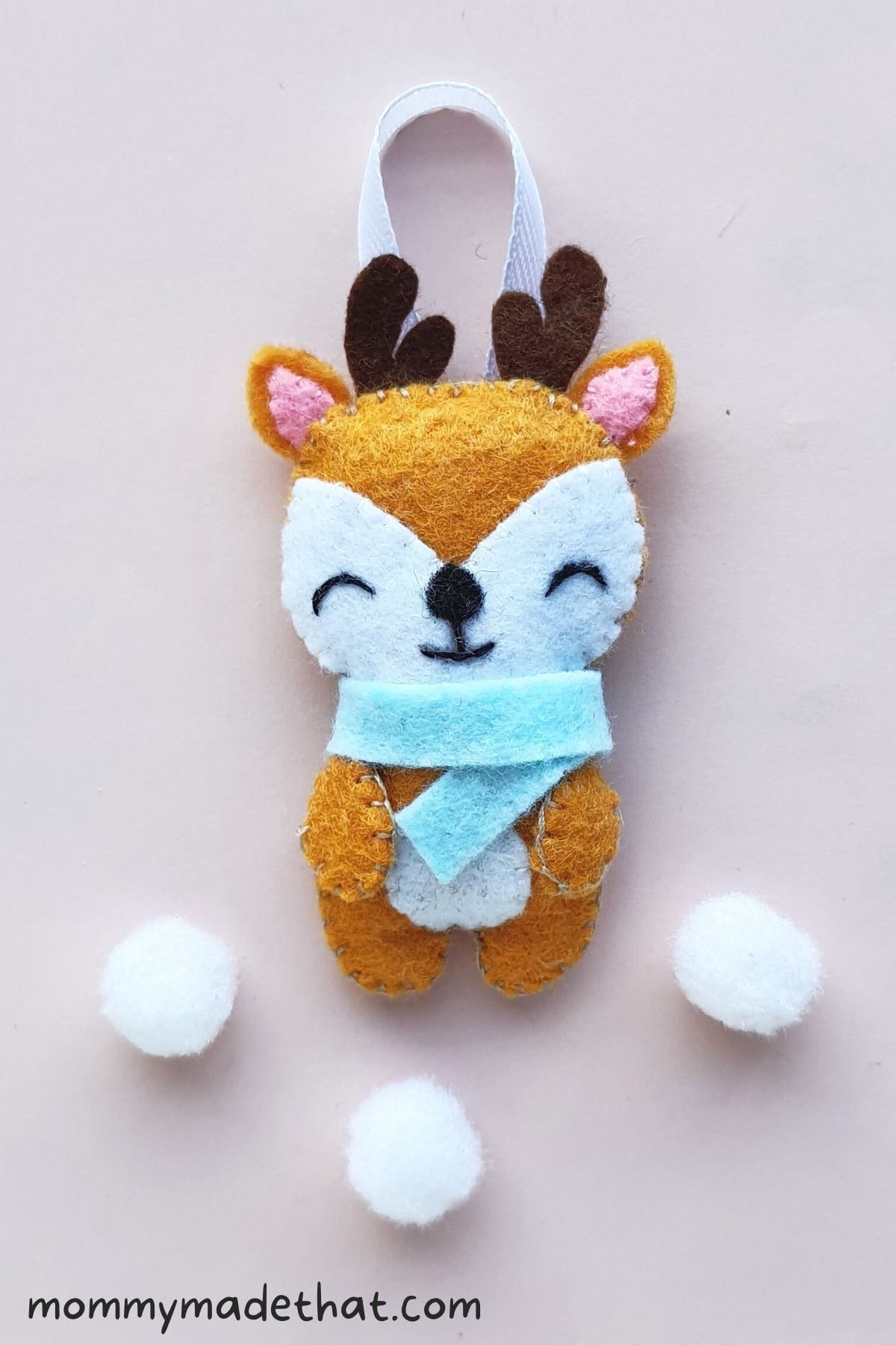 Felt Reindeer Ornaments