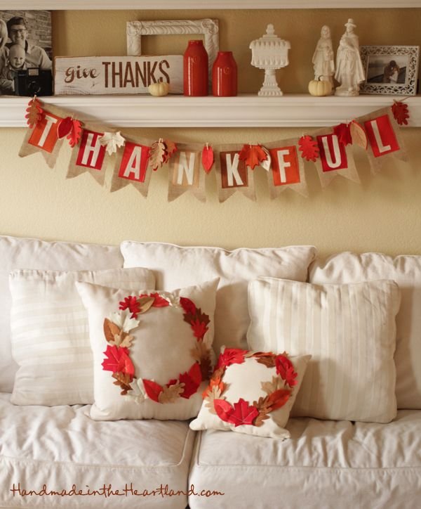 Felt Thanksgiving Banner