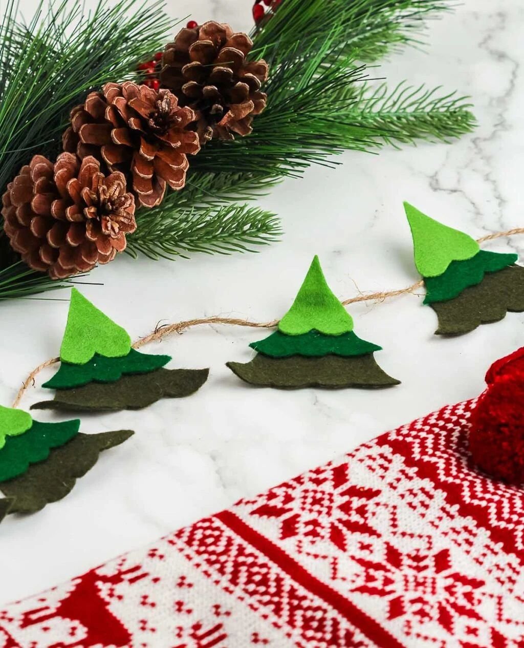 Felt Tree Garlands