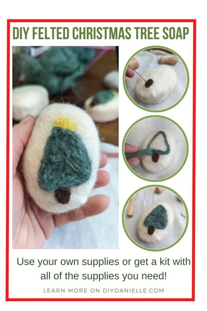 Felted Tree Soap