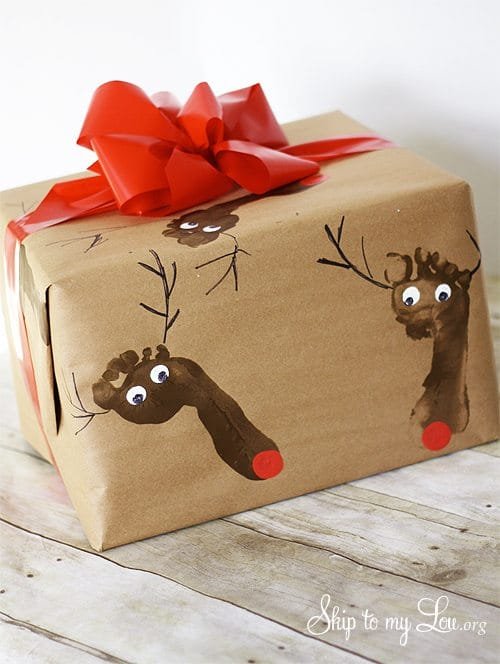 Footprint Reindeer Paper