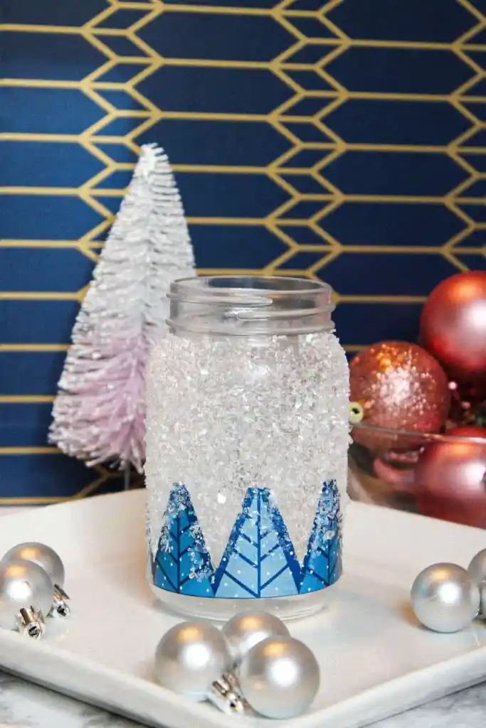 Frosted Glass Jars
