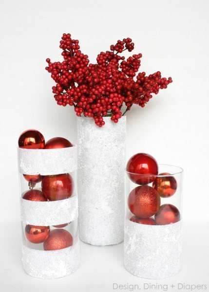 Frosted Glass Vases