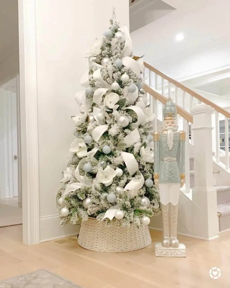 Frosted Silver Tree