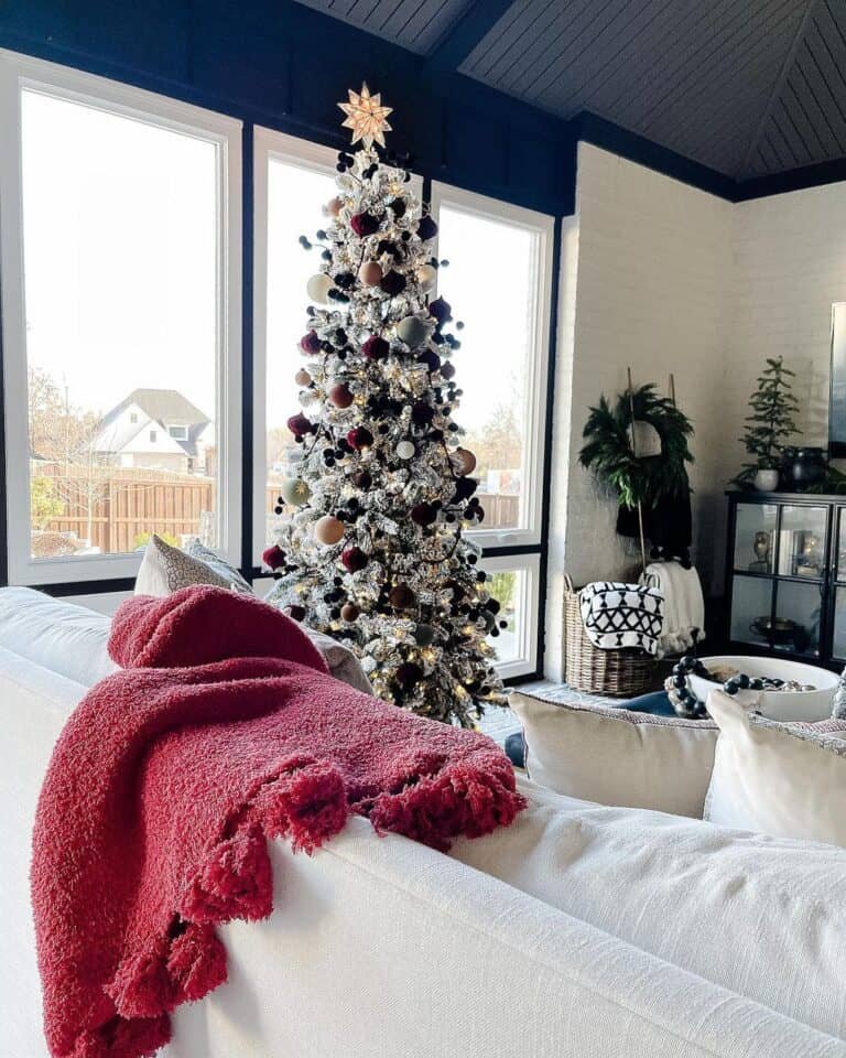 Frosted Tree Ornaments