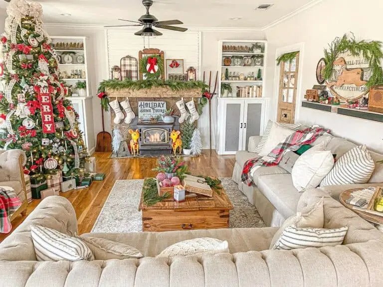 Garland Mantel Decor