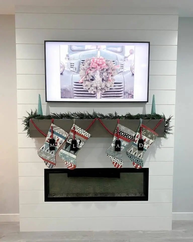 Geometric Christmas Stockings