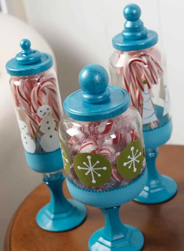 Glass Candy Jars